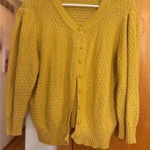 Vintage Style, Cable Knit Cardigan Sweater